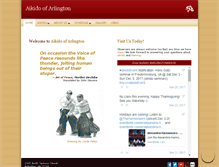 Tablet Screenshot of aikidoofarlington.com